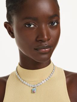 SWAROVSKI - Blue And Red Teddy Bear Charm