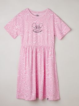 The Souled Store - Dexter: Trouble Maker Girls Gathered Dress