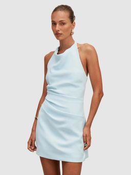 Forever New - Tina Blue Halter Mini Dress