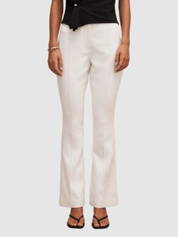 Forever New - Melanie White Pintuck Flare Pant