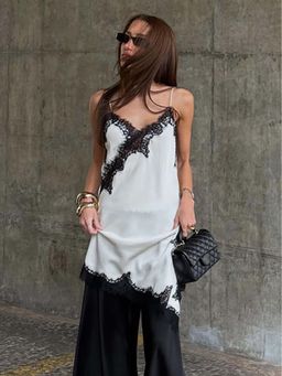MISS MOSA BY AKANKSHA - Myra Lace Mini Dress White