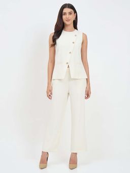 Madame - Off White Formal Co-Ord Set