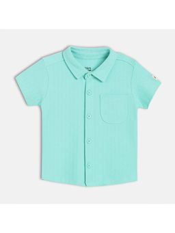 MINI KLUB - Cotton Half Sleeves Solid Shirt