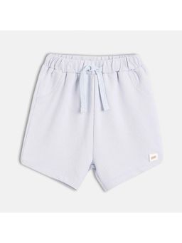MINI KLUB - Boys Light Lavender Cotton Solid Shorts