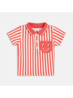 MINI KLUB - Cotton Half Sleeve Printed Polo T-Shirt
