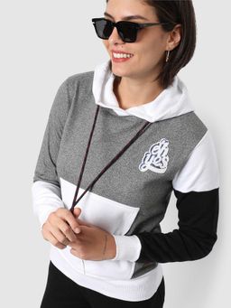 Campus Sutra - Womens Sweatshirt With Hoodie