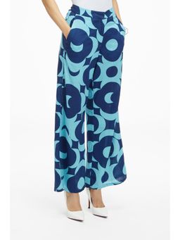 TERRA LUNA - Blue Printed Nova Pant