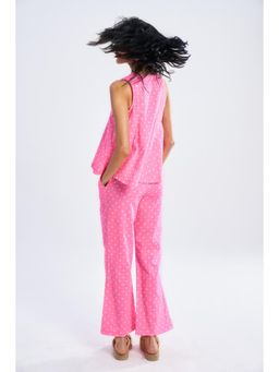 TERRA LUNA - Pink Printed Nova Pant