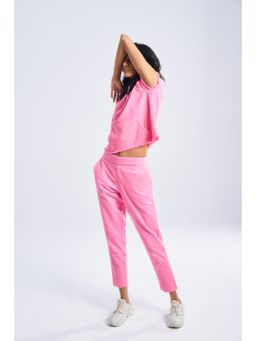 TERRA LUNA - Pink Solid/Plain Doda Pant