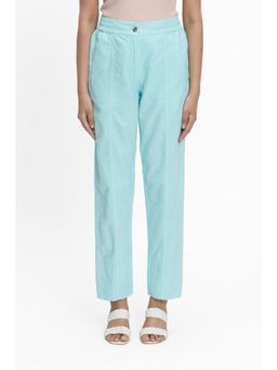 TERRA LUNA - Blue Solid/Plain Naipan Pant