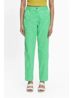 TERRA LUNA - Green Solid/Plain Naipan Pant