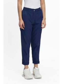 TERRA LUNA - Blue Solid/Plain Naipan Pant