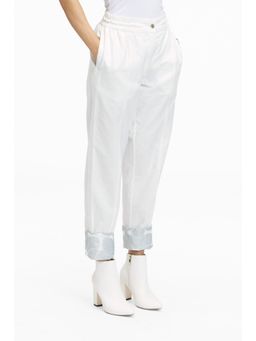 TERRA LUNA - Yellow Printed Naipan Pant