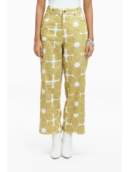 TERRA LUNA - Gold Printed Avalon Pant