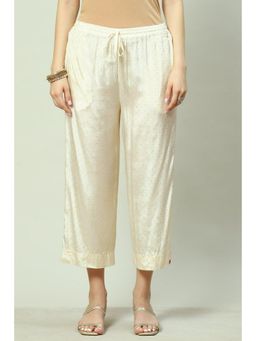 Bibado - Biba Women Off White Printed Palazzo