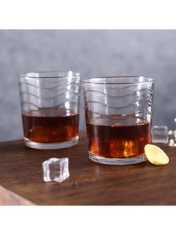 Smartserve - Kyma Whiskey Glasses-Transparent - 285 ml (Set of 2)