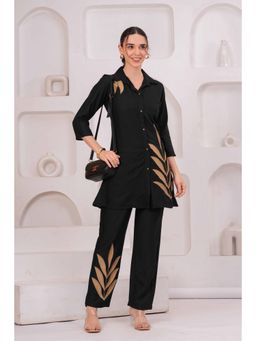 Gahan - Womens Brown Rayon Floral Co-Ord Set