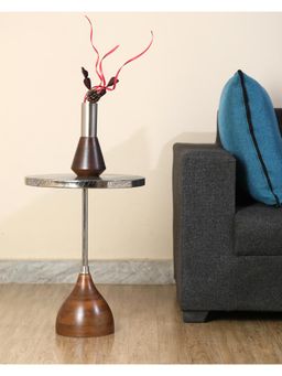 De Maison Decor - Viotto Croc Pattern Table Silver