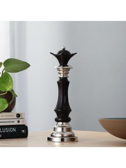 De Maison Decor - Regina Victoris Silver Black Queen Chess