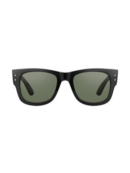 Daniel Klein - UV400 Protection Oversized Rectangle Green Lens Sunglasses
