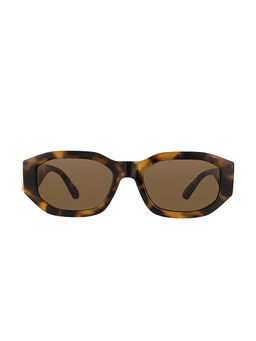 Daniel Klein - UV400 Protection Oversized Brown Lens Sunglasses