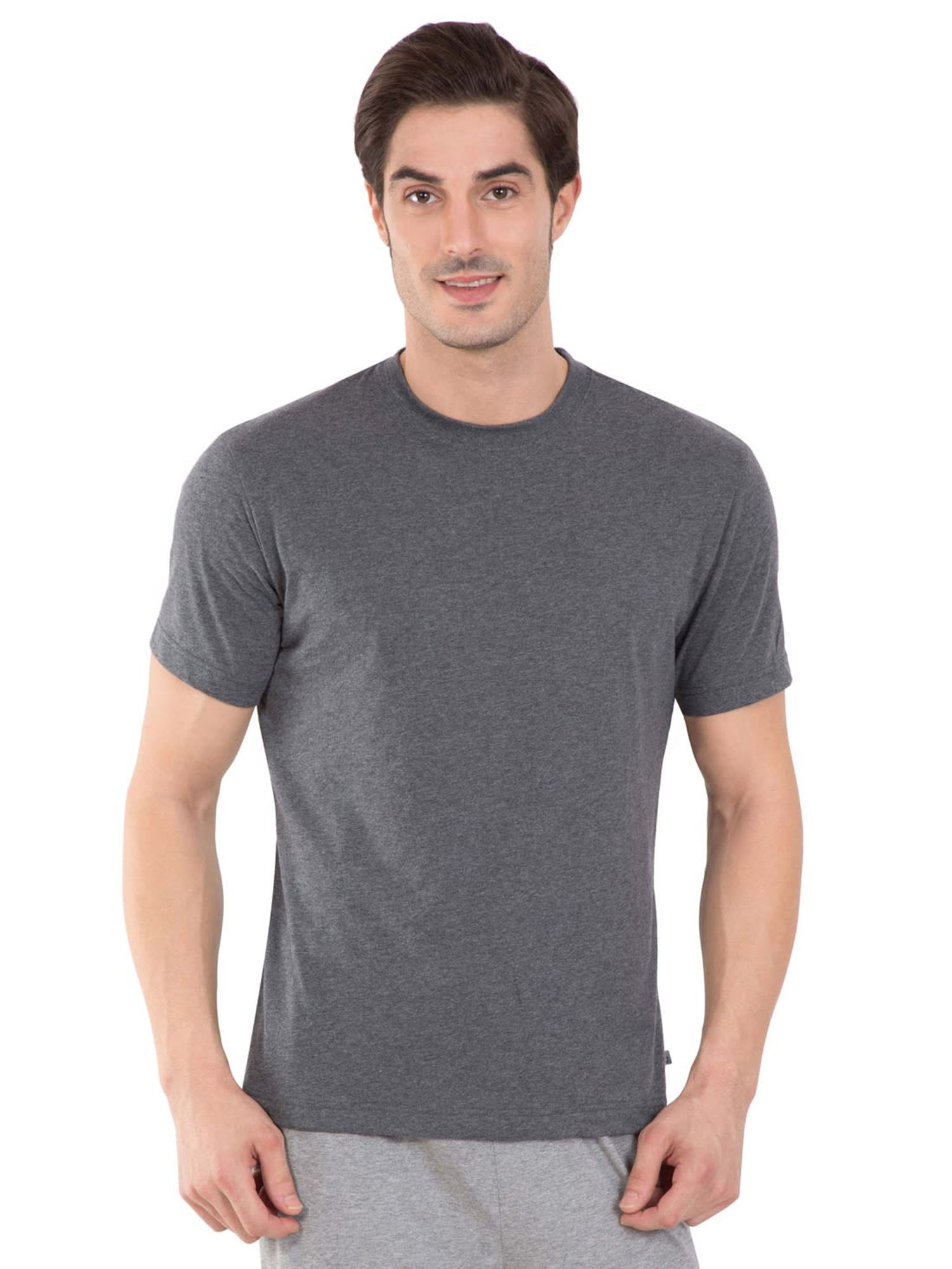 Jockey Charcoal Melange Sport T-Shirt 