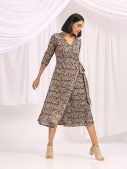Okhai - Shabnam Hand Block Printed Kalamkari Dress