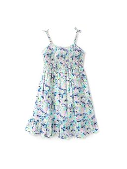 United Colors of Benetton - Girls Printed Shoulder Strap Dress