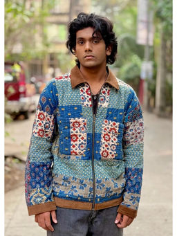 Culture Kraft - Unisex Awara Reversible Multi-Color Pure Cotton Shacket