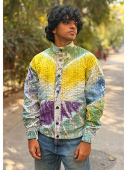 Culture Kraft - Unisex Karwan Reversible Multi-Color Pure Cotton Shackets