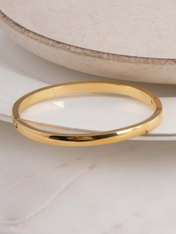Palmonas - Plain Gold Bangle Bracelet