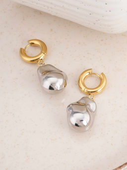 Palmonas - Organic Shape Multi-Color Drop Earrings for Womens