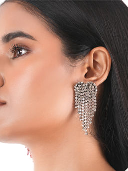 House of D'oro - Women Ecstatic Heart Handcrafted Dangling Earrings