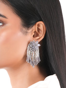 House of D'oro - Women Coral Cascade Handcrafted Dangling Earrings