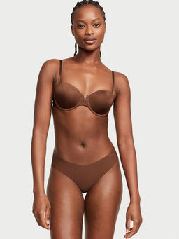 Victoria's Secret - Brown Sexy Illusions No-Show Thong Panty