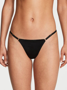 Victoria's Secret - Black Very Sexy V Hardware Adjustable V-String Panty