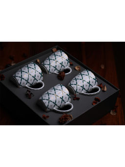 Kaunteya - Gift Set Jyamiti Set Of 4 Coffee Mugs