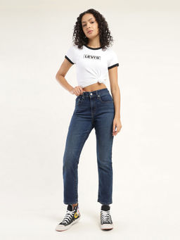 Levi's - Women High Rise 724 Slim Fit Straight Jeans