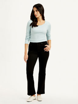 Levi's - Women High Rise 725 Slim Bootcut Fit Black Jeans