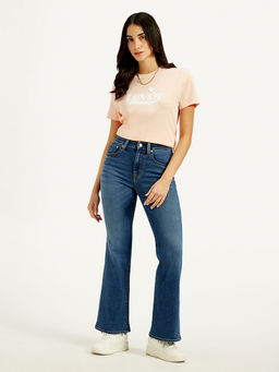 Levi's - Women High Rise 726 Slim Flare Fit Bootcut Blue Jeans