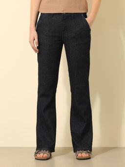 U.S. POLO ASSN. - Women Black High Rise Bootcut Jeans