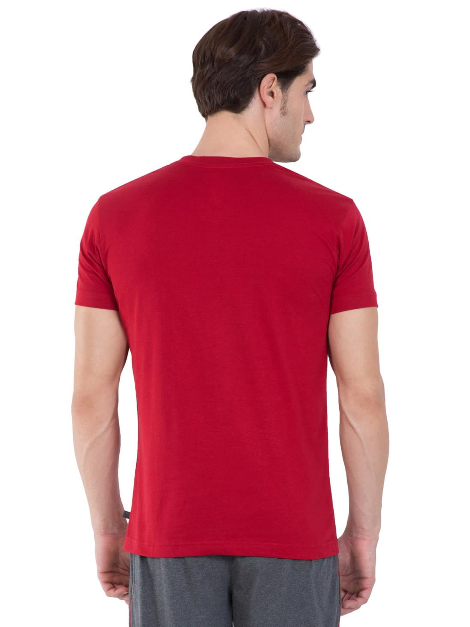 Buy Jockey Shanghai Red V-Neck T-Shirt 