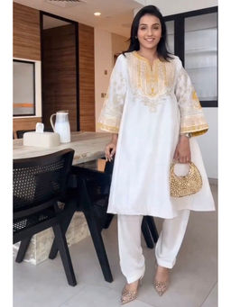Sheetal Batra - Mohsina - Daisy Ivory Short Kalidaar Choga with Salwar and Dupatta