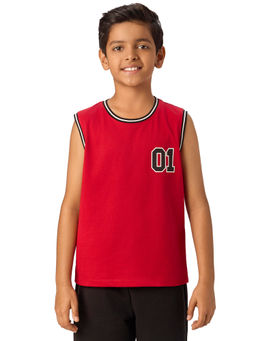 Plan B - Boys Red Varsity Vest