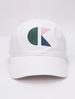 Calvin Klein - Typography White Cotton Baseball Cap