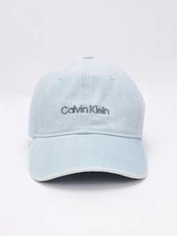 Calvin Klein - Embroidered Blue Cotton Baseball Cap