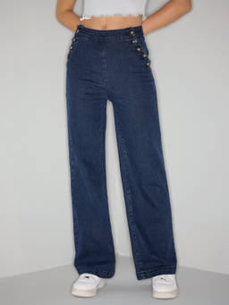 Cider - High Waist Wide Leg Jeans