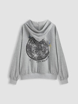 Cider - Terry Party WorldWide Graphic Hoodie