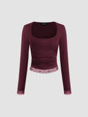 Burgundy color option, Currently selected