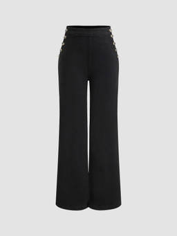 Cider - Stretch High Waist Wide Leg Jeans